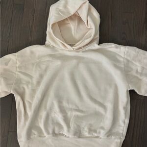 a new day Cream Hoodie